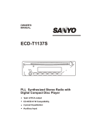 Sanyo ECD-T1137S - Owners Manual 